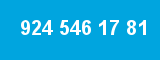 924 546 17 81 924 546 17 81
